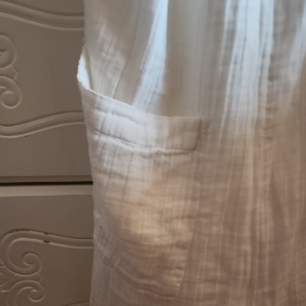 Roxy White Button-Down Top - image 3